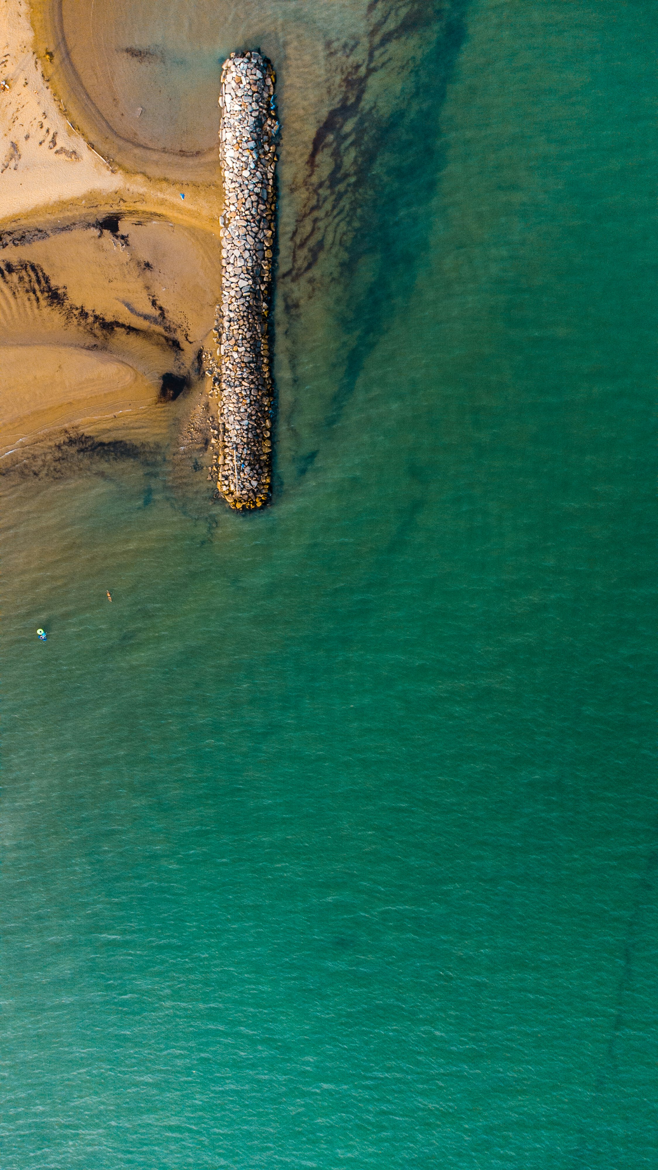 aerial view of body of water during daytime